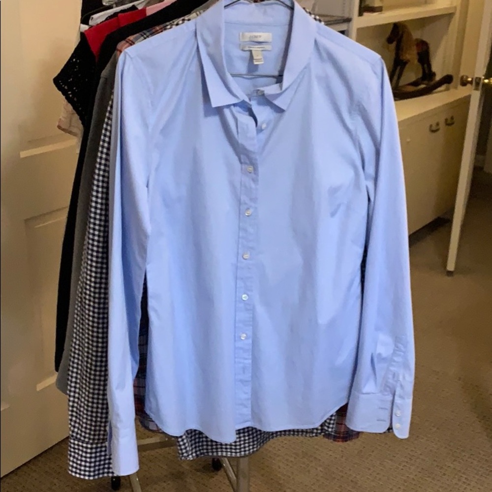 J Crew Perfect Shirt (stretch)